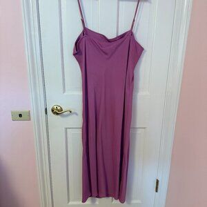 A New Day Midi Slip Dress - Lilac